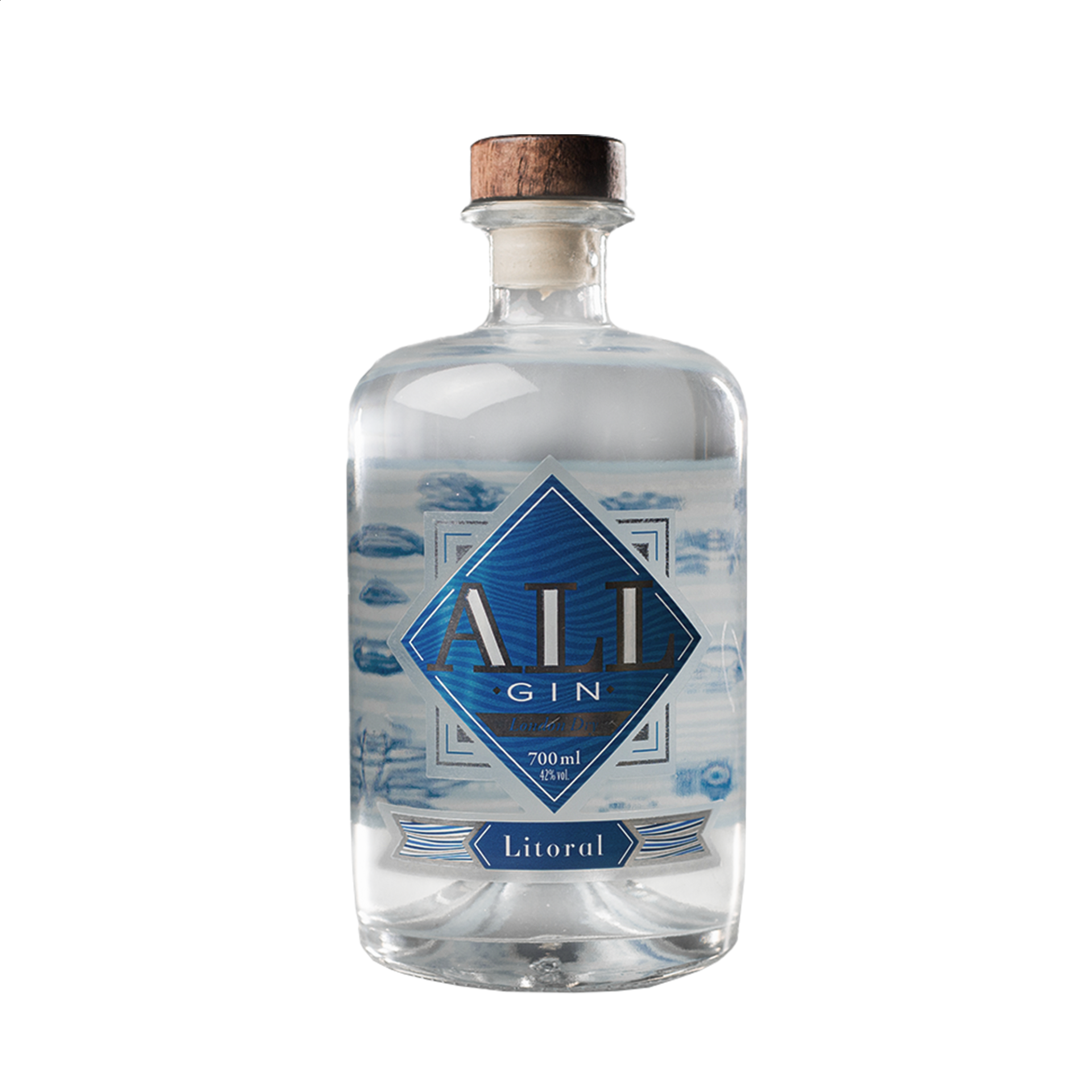 Herbalist 700ml aplicada com rotulagem personalizada